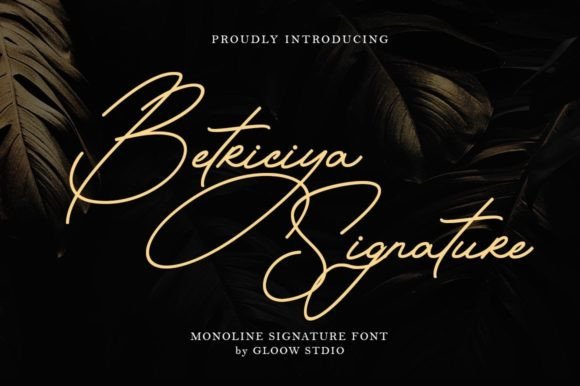 Betriciya Signature: An Elegant Handwritten Font