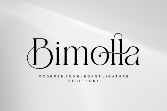 Bimolla: The Luxury Serif Font for Modern Design