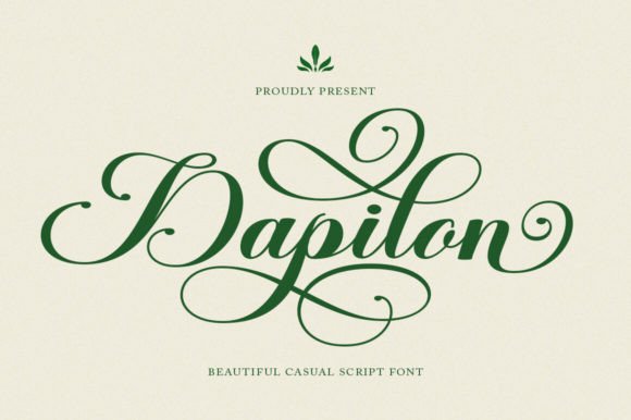 Dapilon: A Modern Calligraphy Font for Elegant Design