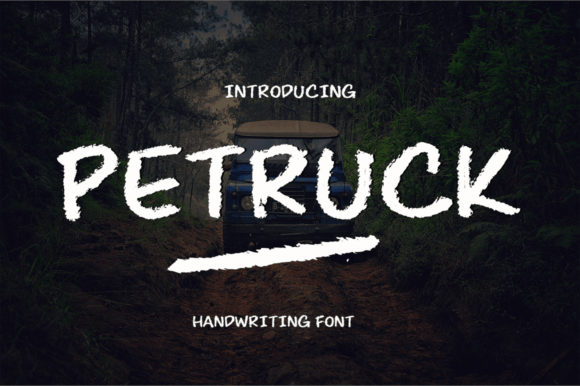 Discover Petruck: A Handwritten Font for Timeless Design
