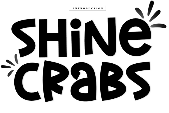 Discover the Charm of the Shine Crabs Font