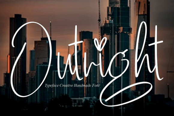 Discover the Outright Font: Sweet, Cursive, and Full of Charm