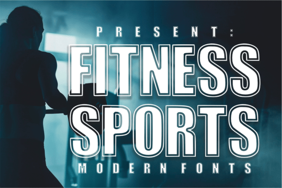 Fitness Sport: Bold Typeface for Strong Visuals