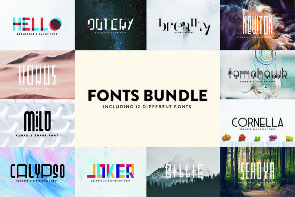 Fonts Bundle Vol 1: A Complete Type Collection for Every Project