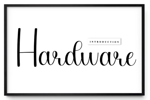 Hardware: A Timeless Handwritten Font for Your Designs