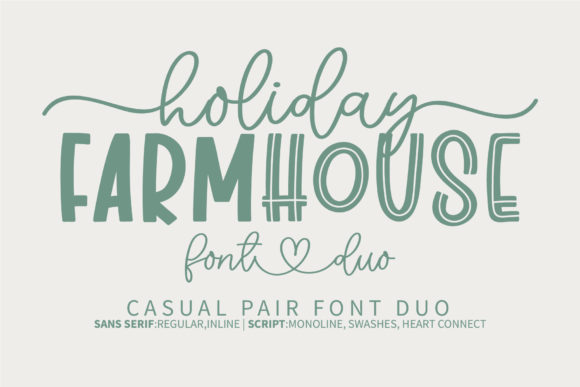 Holiday Farmhouse: A Font That Feels Like Home