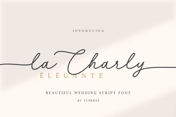 La Charly: An Elegant Handwritten Script Font