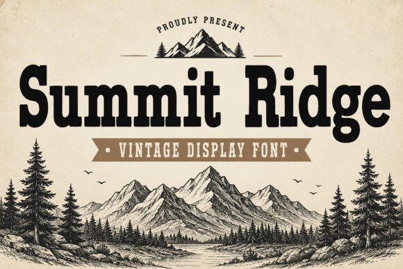 Summit Ridge: A Typeface for Timeless Outdoor Branding