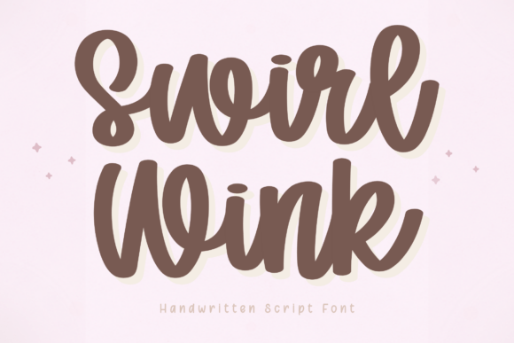 Swirl Wink: A Charming Handwritten Script Font